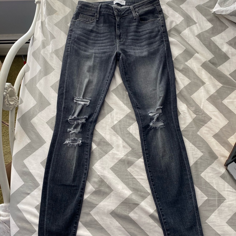 Parker Smith Skinny Jeans Blue/Grey